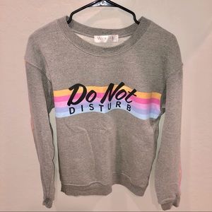 Do Not Disturb Crew Neck Sweatshirt